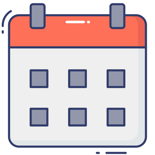 Calendar calendar years time and date icon