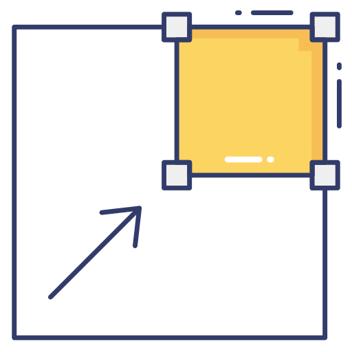 Minimize scale edit tools diagonal arrow icon