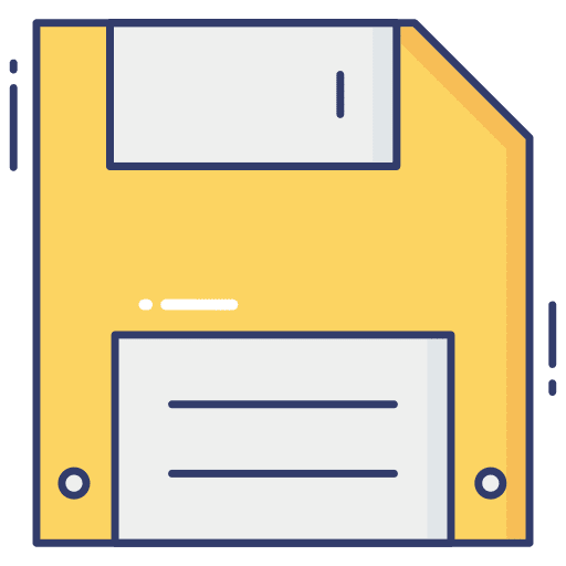 Floppy technology electronics computer icon