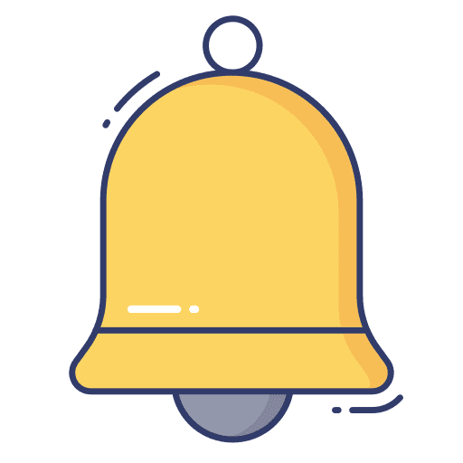 Notification bell alert music and multimedia notification bell icon