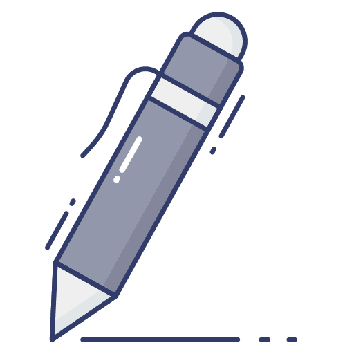 Pen education ink writing icon