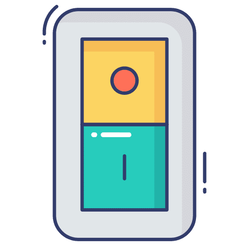 Switch button edit tools off icon