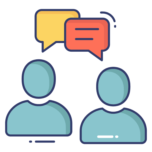 Conversation conversation dialogue speech bubble icon