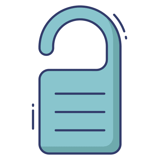 Hanger hanger signaling label icon