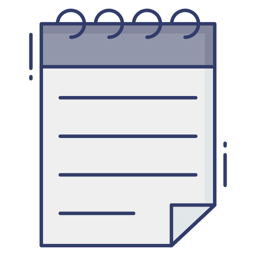 Notes notes paper writing icon