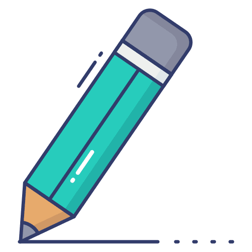 Pencil write education stationery icon