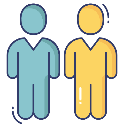 User avatar people stickman icon