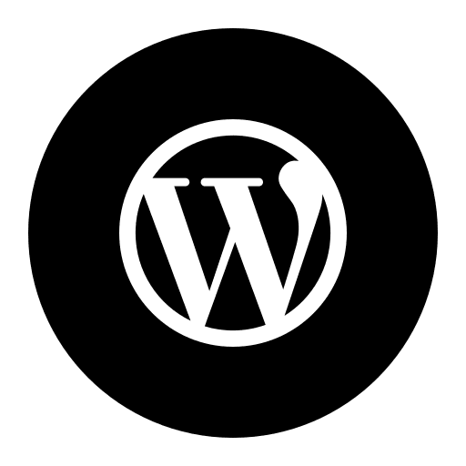 Wordpress brand symbol blog icon