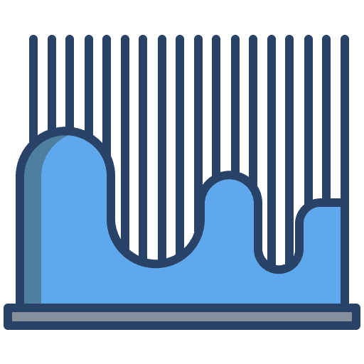 Chart business and finance chart density icon