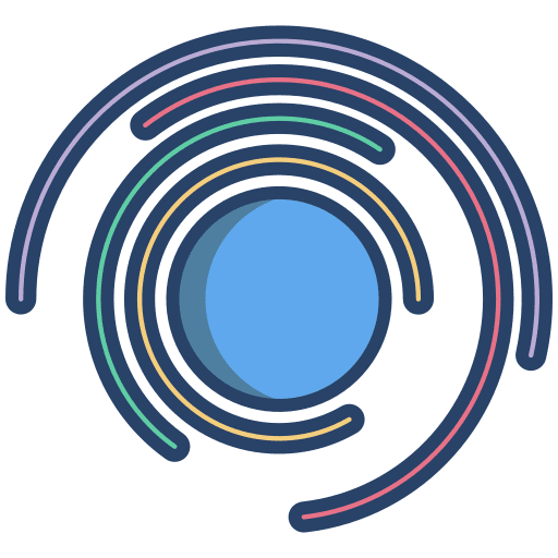 Chart circular chart line chart icon