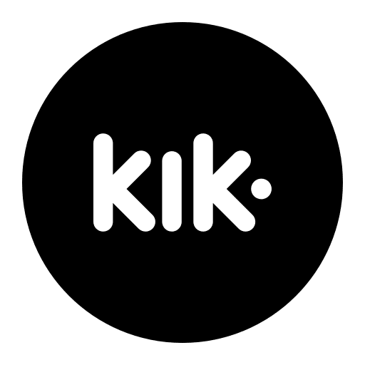 Kik logotype logotypes messenger icon