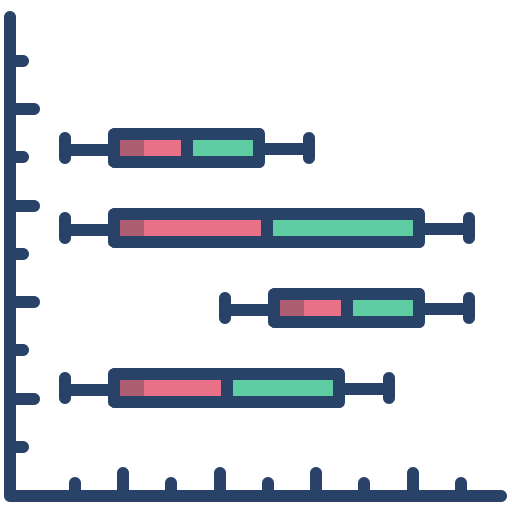 Plot graph visualize plot icon