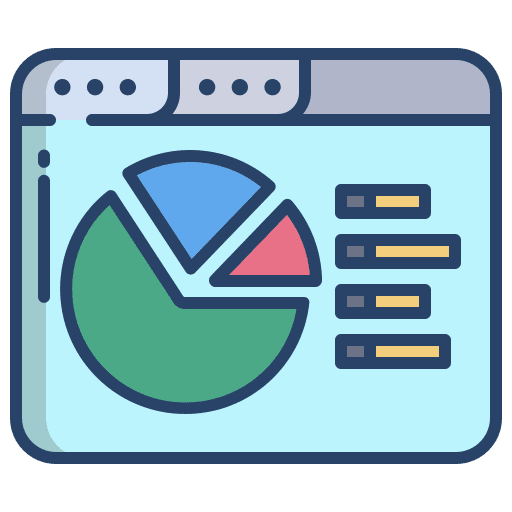 Web ui web pie chart icon