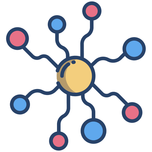 Connection connection networking business icon