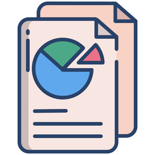 Document page business and finance archive icon