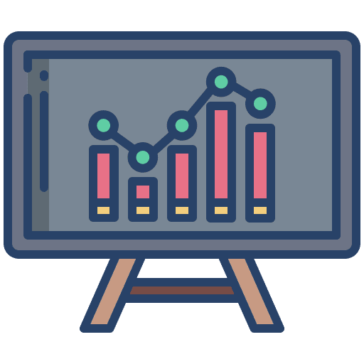 Presentation business and finance graphic graph icon