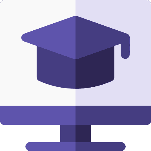 Online education course elearning online learning icon