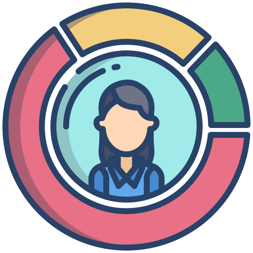 Skills proactive chart people icon