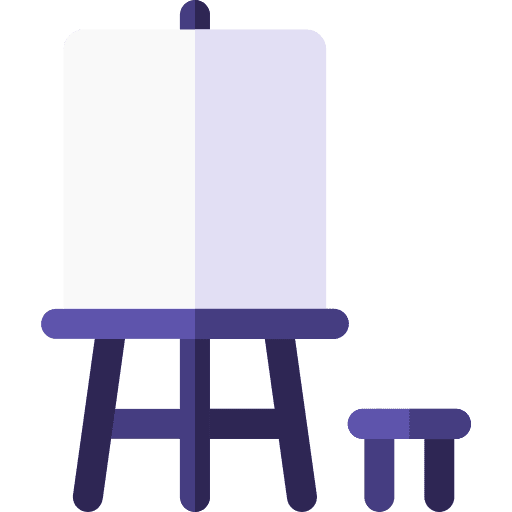 Art easel education art icon Art easel education art icon