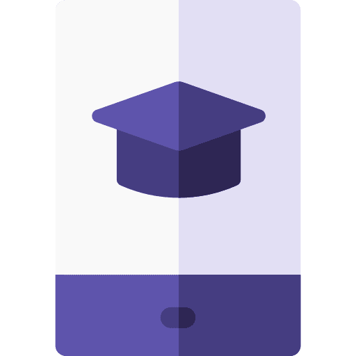 Elearning mortarboard electronics online education icon Elearning mortarboard electronics online education icon