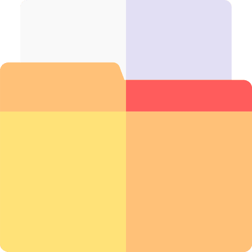 Folder data storage folder icon Folder data storage folder icon