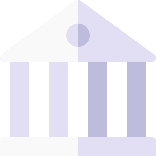 Museum column architecture and city temple icon Museum column architecture and city temple icon