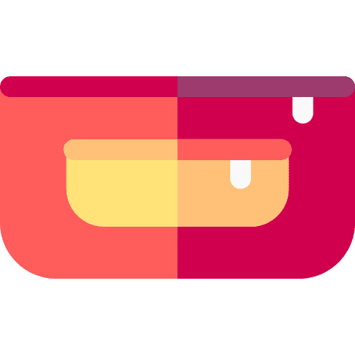 Pencil case education stationery office material icon Pencil case education stationery office material icon