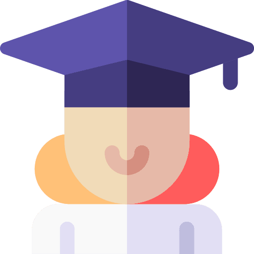 Student graduation cap ginger college icon Student graduation cap ginger college icon