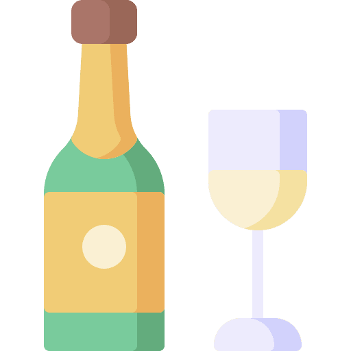 Champagne food and restaurant white wine liquor icon Champagne food and restaurant white wine liquor icon