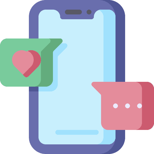 Chat love message speech bubbles chat box icon Chat love message speech bubbles chat box icon