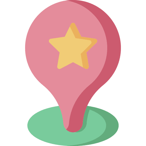 Location favourite location star icon Location favourite location star icon