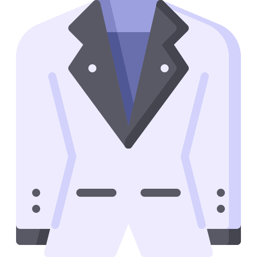 Suit dresscode elegant tuxedo icon Suit dresscode elegant tuxedo icon