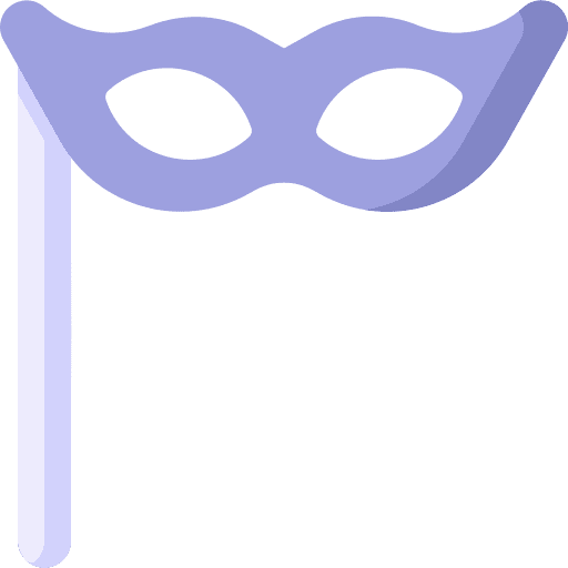 Eye mask birthday and party mask carnival icon Eye mask birthday and party mask carnival icon