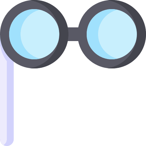 Glasses accessory party birthday and party icon Glasses accessory party birthday and party icon