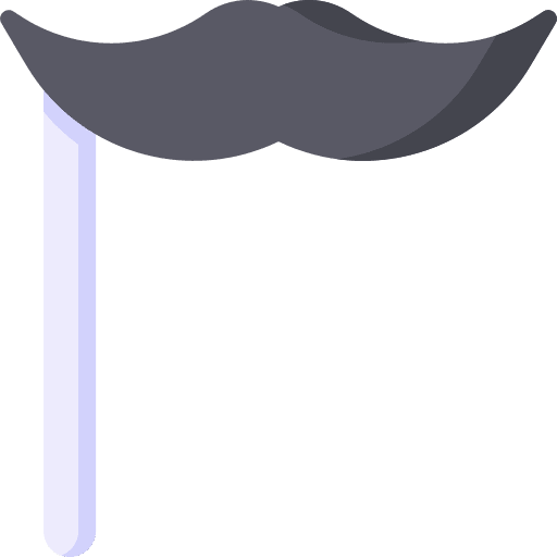 Moustache moustache fashion accessory icon Moustache moustache fashion accessory icon