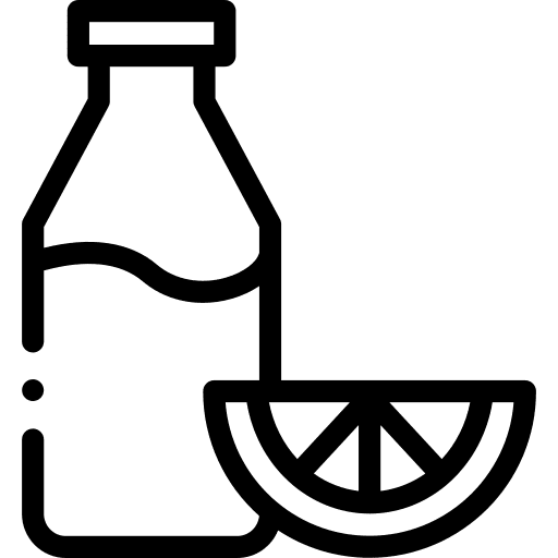 Juice bottle fruit refresh drink icon