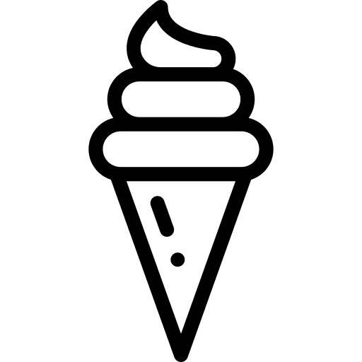 Ice cream food and restaurant sweet dessert icon Ice cream food and restaurant sweet dessert icon