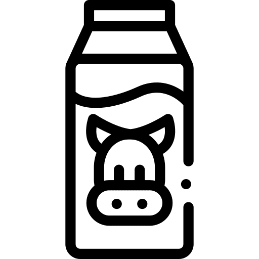 Milk box package supermarket product icon Milk box package supermarket product icon