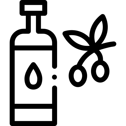 Olive oil vegetarian seasoning organic icon Olive oil vegetarian seasoning organic icon