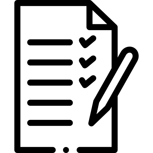 Shopping list paper appraisal files and folders icon Shopping list paper appraisal files and folders icon