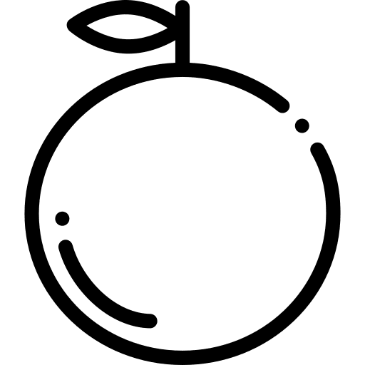 Orange food and restaurant orange healthy food icon Orange food and restaurant orange healthy food icon