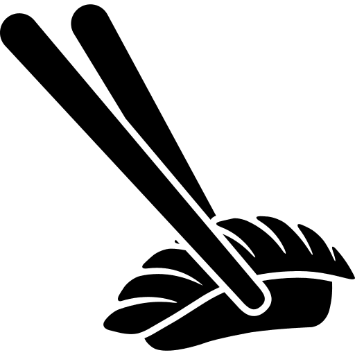 Japan chopsticks sticks oriental food icon