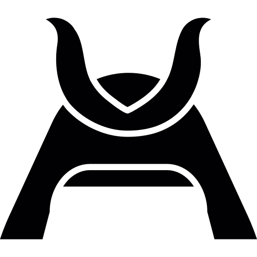 Japan warrior oriental armor icon