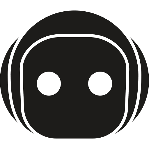 Portrait portrait robotic humanoid icon