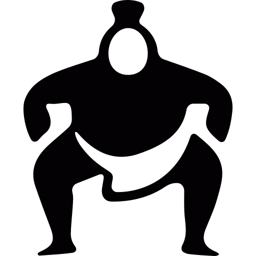 Japan fight fat oriental icon