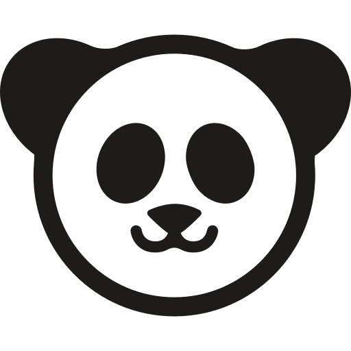 Oriental oriental bear zoo icon