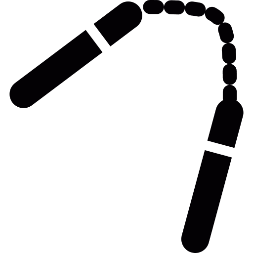 Chain sticks weapons ninja icon