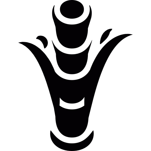 Plant oriental nature panda icon