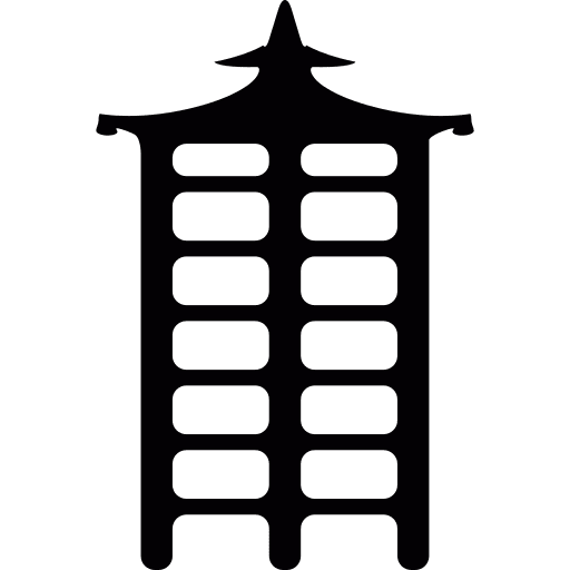 Construction asian construction japan icon