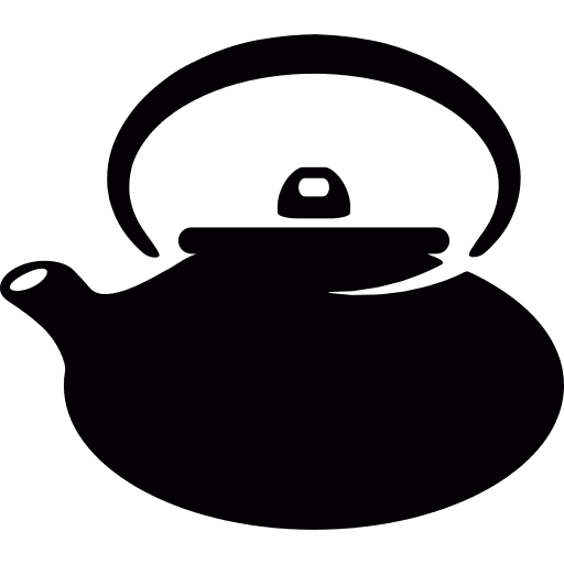 Teapot food coffee shop tea icon